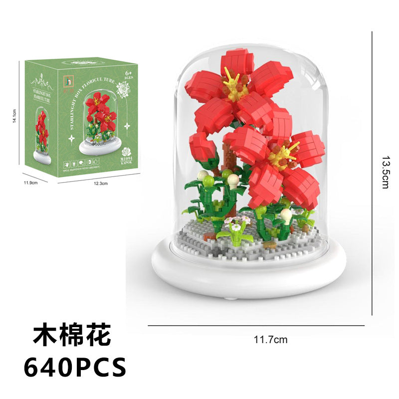 Eternal Flower Bouquet Sunflower Building Block Set