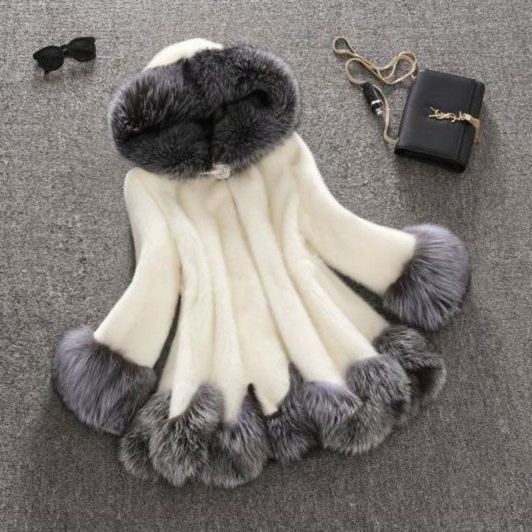 Faux Fur Mink Coat