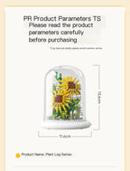 Eternal Flower Bouquet Sunflower Building Block Set