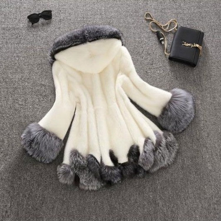 Faux Fur Mink Coat