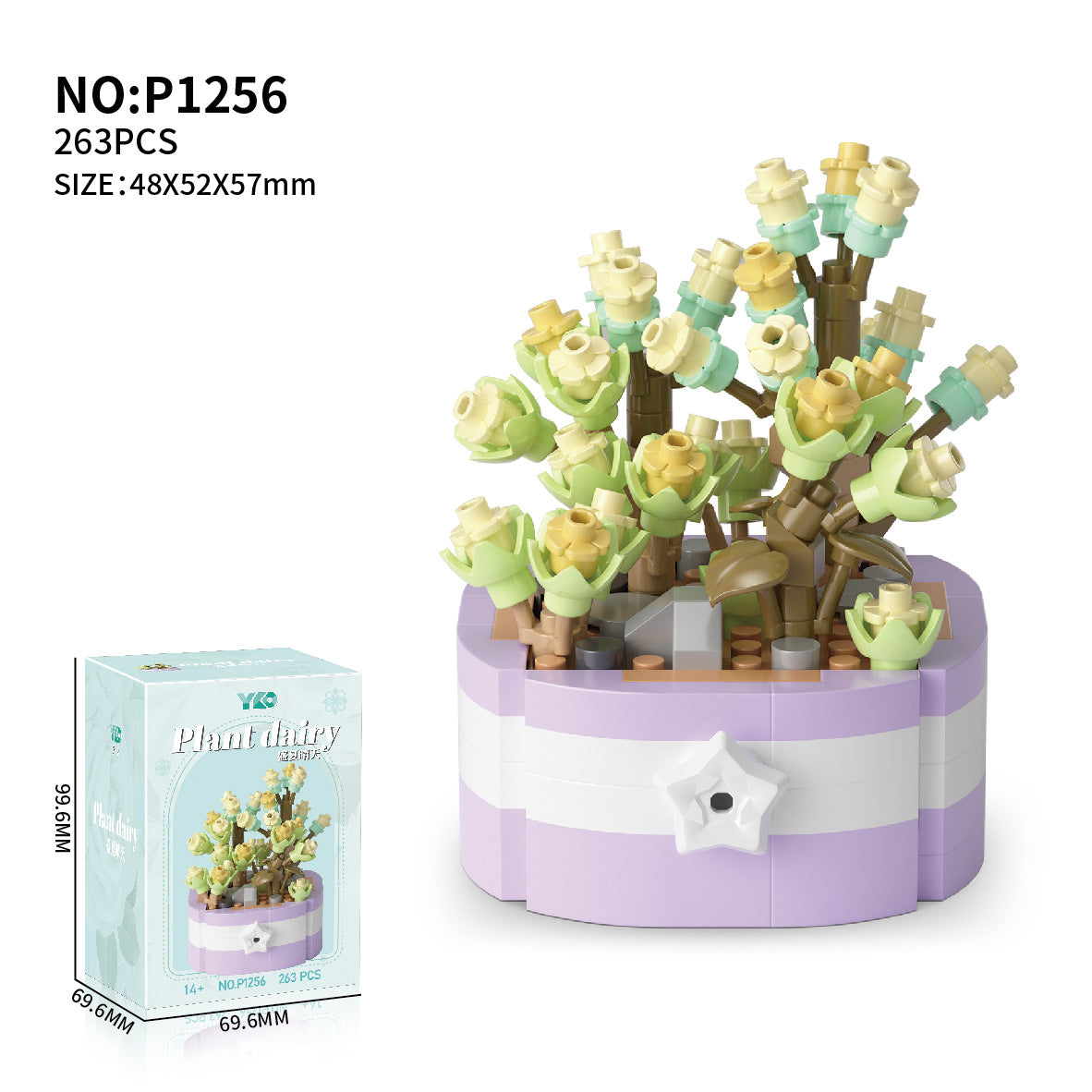 Eternal Flower Bouquet Sunflower Building Block Set