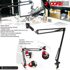 5Core Microphone Boom Arm Desk Mic Stand Adjustable Clamp Suspension