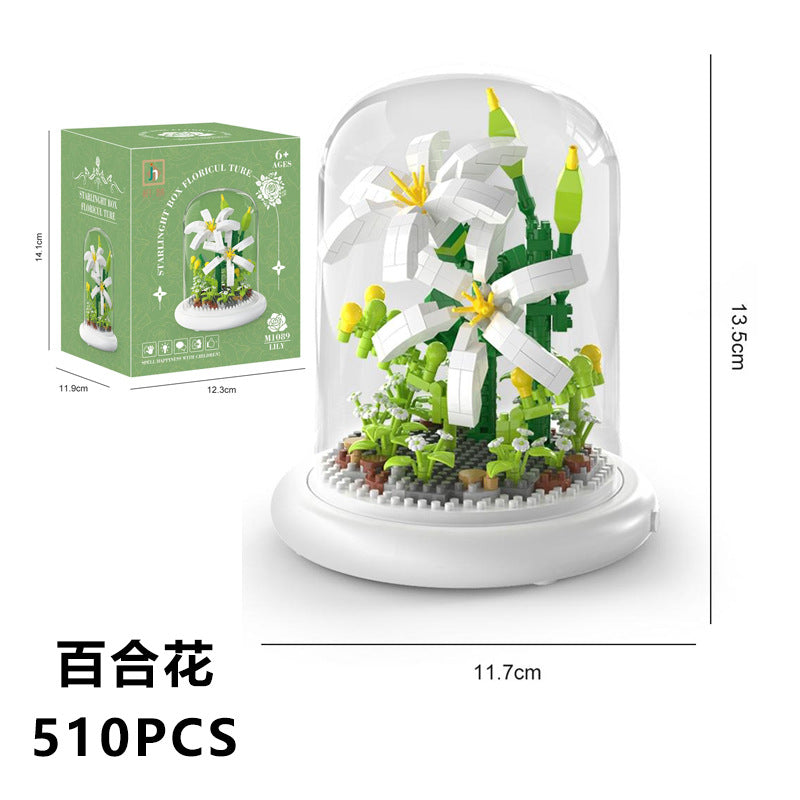 Eternal Flower Bouquet Sunflower Building Block Set