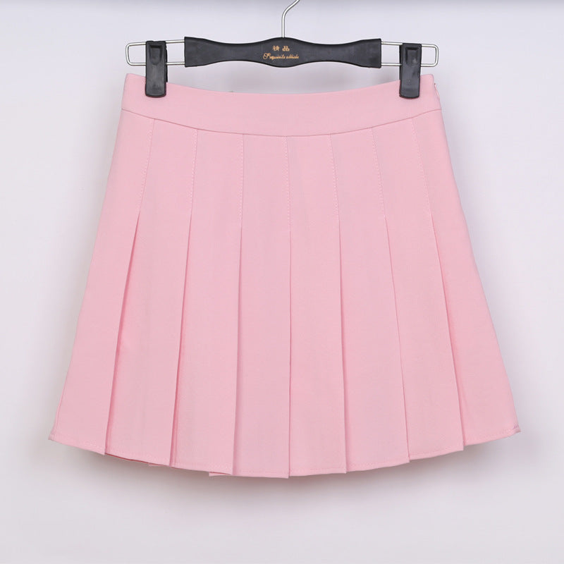 Pleated Mini Skirt