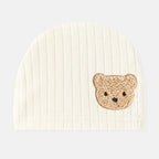 Baby Cotton Beanie Bear print