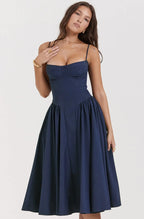 Women's High Waist Flow Long Dress
