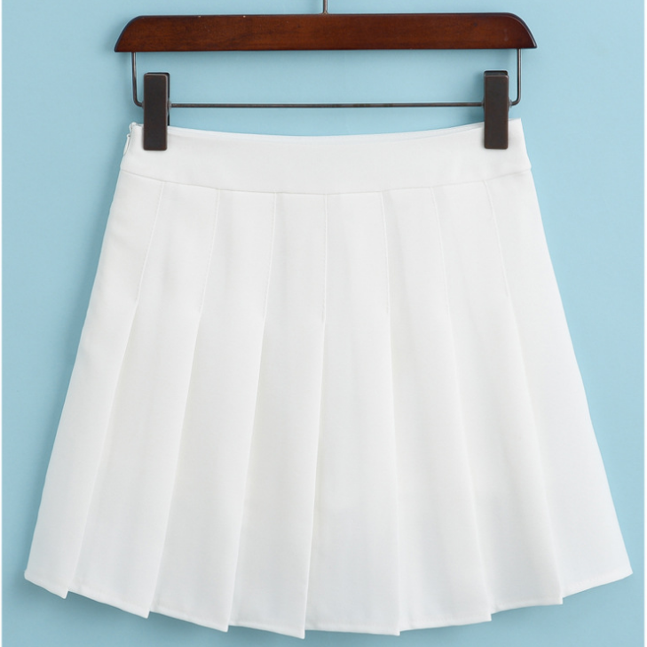 Pleated Mini Skirt