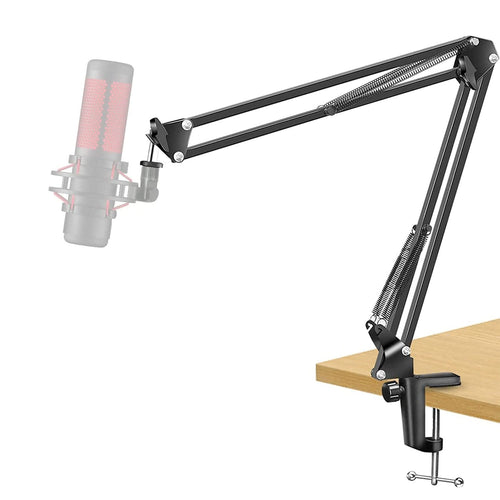 5Core Microphone Boom Arm Desk Mic Stand Adjustable Clamp Suspension