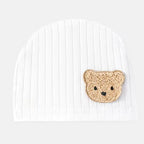 Baby Cotton Beanie Bear print