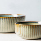 Japanese Ceramic Plates & Rice Bowl Set