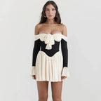 Supreme Dalia Strapless Bell Sleeve Mini Dress