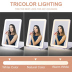 Foldable Makeup Mirror Touch Screen