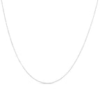 Sterling Silver Bead Chain Necklace