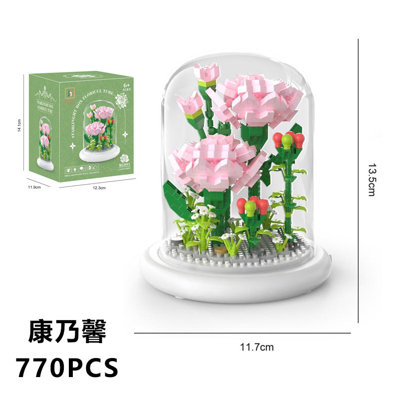 Eternal Flower Bouquet Sunflower Building Block Set