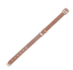 Stainless Steel Slider Bracelet -Rose Gold