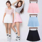 Pleated Mini Skirt