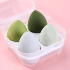 4-Piece Egg-Shaped Makeup Sponge Set